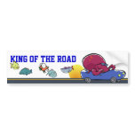 king of the road (customisable!) bumper stickers