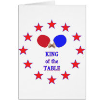 King of the Table Ping Pong Cards