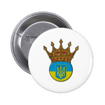 King Of Ukraine Button