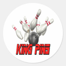 King Pins Bowling Sticker