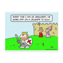 king queen argument crusade sulk post cards