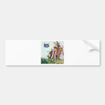 King & Queen of Hearts, Alice & the Cheshire Cat Bumper Stickers