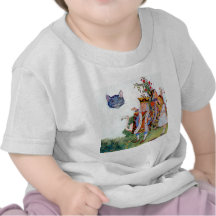 King & Queen of Hearts, Alice & the Cheshire Cat T Shirt
