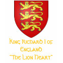 King Richard I of England "The Lionheart" t-shirts