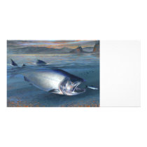 KIng Salmon Photo card