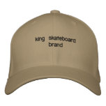 king skateboard brand embroidered hats