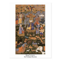 King Solomon By Persian Masters postcards