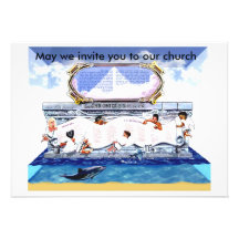 King solomon's blessings personalized invitation