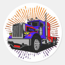 King Trucker Sticker