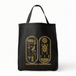King Tut  Hieroglyphics Canvas Bags