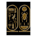King Tut  Hieroglyphics cards