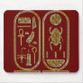 King Tut  Hieroglyphics Mouse Pads