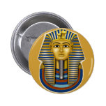 King Tut Mask Costume Tees n Stuff Buttons