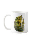 King Tut on a golden ray background Coffee Mug