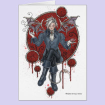 King Zerick Gothic Note Card cards