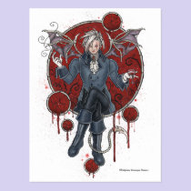 King Zerick Gothic Postcard postcards