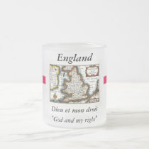 Kingdome of England (Kingdom of England) Map/Flag mugs