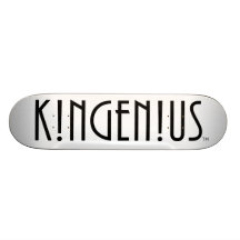 KINGenius (TM) Urban Clothing Skateboard Deck