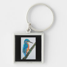 Kingfisher Keychain