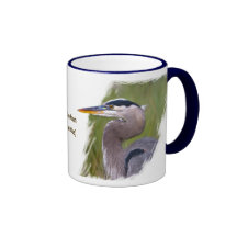 Kingly Blue Heron Mug