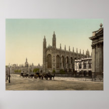 King's College, Cambridge, England Poster