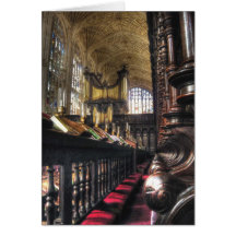 King's College Chapel ~ Cambridge, England Greeting Card