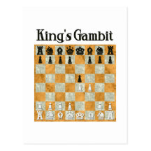 King's Gambit Post Card