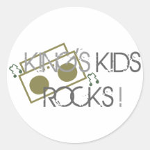 King's Kids Rocks Stickers
