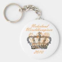 Kings of Football Oranje Nederland Wereldkampioen Keychain