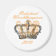 Kings of Football Oranje Nederland Wereldkampioen Magnets