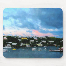King's Wharf Bermuda Harbour Sunrise Mousepads