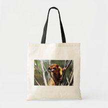 Kinkajou (Potos flavus) Tote Bags