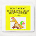 KINKY chinken joke mousepads