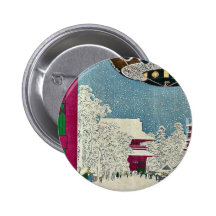 Kinryuzan Temple, Asakusa by Ando, Hiroshige Ukiyo Pin