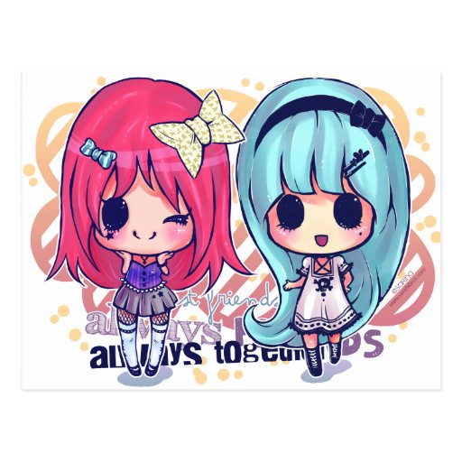 Kioko + Luly Post Card