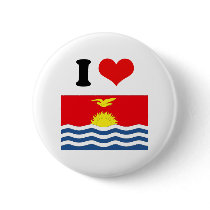 Kiribati Flag Pinback Buttons