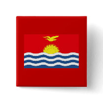 Kiribati Flag Pinback Button