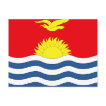 Kiribati Flag Postcards