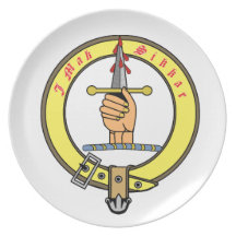 Kirkpatrick Kilpatrick Clan Badge Party Plate