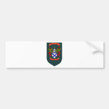 Kirkpatrick Kilpatrick crest Colquhoun Blue-Green Bumper Sticker