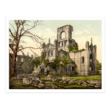 Kirkstall Abbey, Leeds, Yorkshire, England Postcard