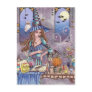 Kirra - Witch, Cat and Owl Postcard