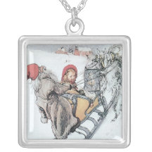 Kirsti and the Christmas Nisse Necklace