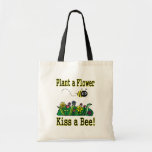 Kiss a Bee Canvas Bag