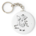 Kiss,Kiss,Kiss and Kisses Key Chain