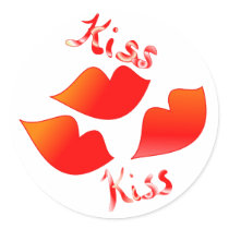Kiss Kiss stickers