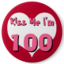 Kiss Me Button - 100
