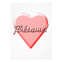 Kiss Me Custom Invitation