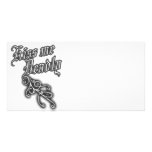 KISS ME DEADLY gothic art for sexy goth girls photo cards