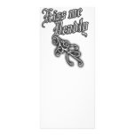 KISS ME DEADLY gothic art for sexy goth girls Customized Rack Card
